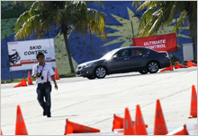 Advanced Safety Tech Test Drive - Wet Track & Skid Control Challenge.