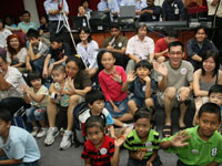 Beneficiaries and Guests are anxiously waiting for ASIMO's special appearance at Penang Adventist Hospital.