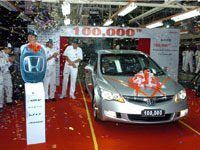 Honda Malaysia Achieves Milestone of 100,000<sup>th</sup>  Car Produced at Pegoh Plant within Five Years.