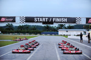 Preparing for the night Endurance Race. All teams were strategizing and analyzing their qualifying results at this point.