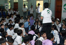 Honda Brings Sumatran Rhinos to a Second Round of Schools!