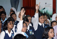 Honda Brings Sumatran Rhinos to a Second Round of Schools!